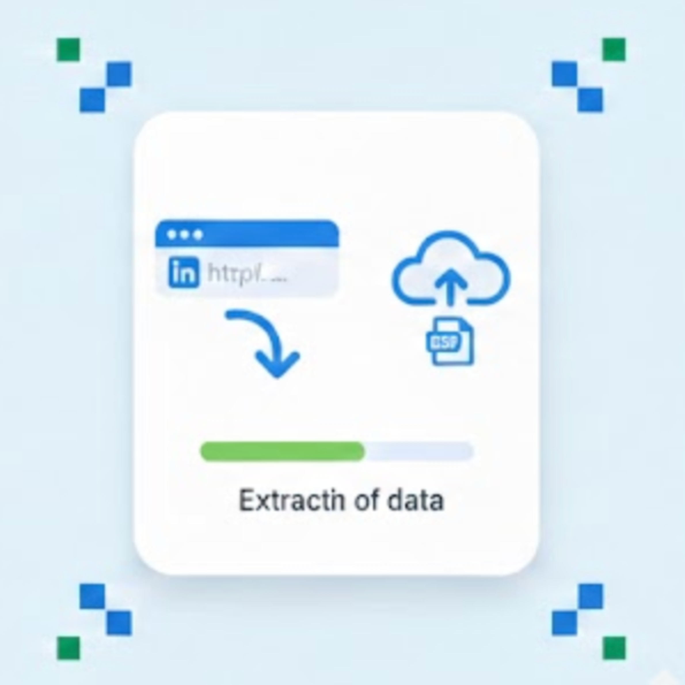 Perfil de LinkedIn que se transforma en un borrador de currículum profesional pulido y listo para ATS.