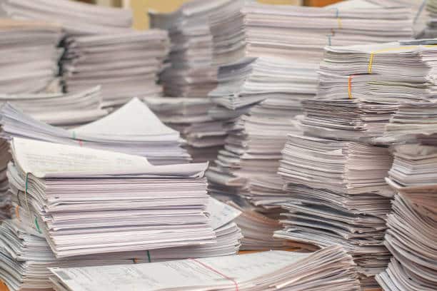 Pile of thousands of cover letters